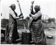 Photograph: Two Creek women making sofke