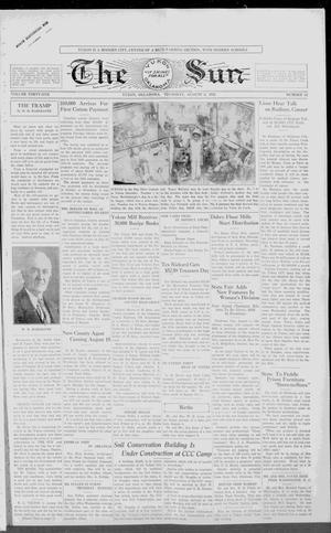 Primary view of object titled 'The Yukon Oklahoma Sun (Yukon, Okla.), Vol. 41, No. 43, Ed. 1 Thursday, August 8, 1935'.