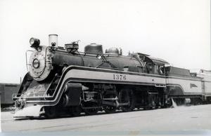 Primary view of object titled 'Santa Fe (ATSF) 1376 on "Valley Flyer"'.