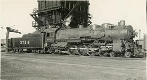 Primary view of object titled 'Santa Fe (ATSF) 3714'.