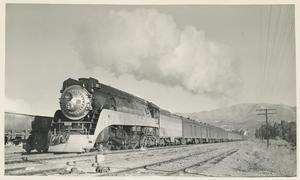 Primary view of object titled 'Southern Pacific (SP) 4430 on "The Coaster"'.