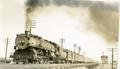 Postcard: Union Pacific (UP) 7029 on "Pony Express"
