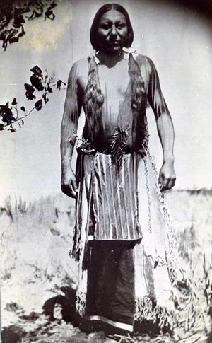Cheyenne Man Prepared for the Sun Dance