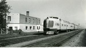 Primary view of object titled 'Union Pacific (UP) M-10003 on "City of Denver"'.