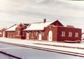 Photograph: Santa Fe (ATSF) Depot in Cushing