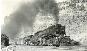 Primary view of object titled 'Denver & Rio Grande Western (DRGW) 3507 & 3709'.