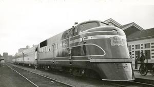 Chicago, Rock Island & Pacific (RI) Streamliner 606 on "The Texas Rocket"