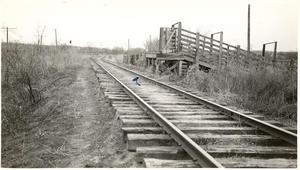 Fort Smith & Western (FSW) Track at Weleetka