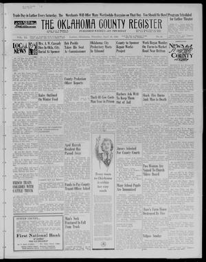 The Oklahoma County Register (Luther, Okla.), Vol. 40, No. 44, Ed. 1 Thursday, April 18, 1940