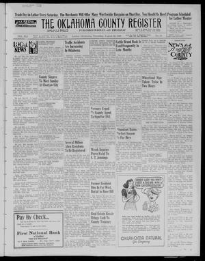 The Oklahoma County Register (Luther, Okla.), Vol. 41, No. 10, Ed. 1 Thursday, August 22, 1940
