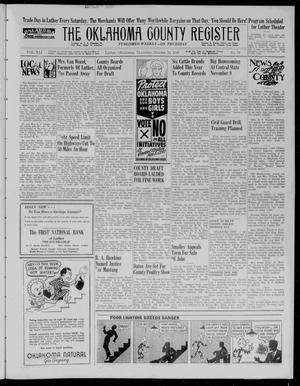 The Oklahoma County Register (Luther, Okla.), Vol. 41, No. 19, Ed. 1 Thursday, October 24, 1940