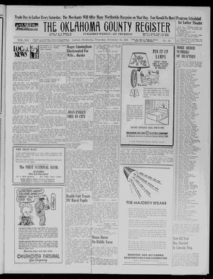 The Oklahoma County Register (Luther, Okla.), Vol. 41, No. 23, Ed. 1 Thursday, November 21, 1940