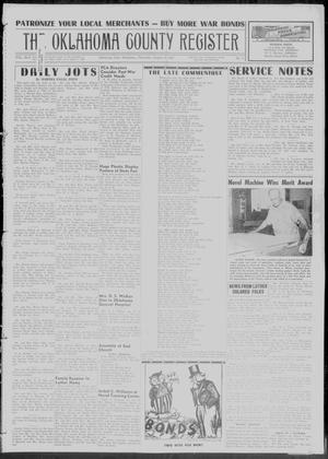 The Oklahoma County Register (Oklahoma City, Okla.), Vol. 45, No. 8, Ed. 1 Thursday, August 3, 1944