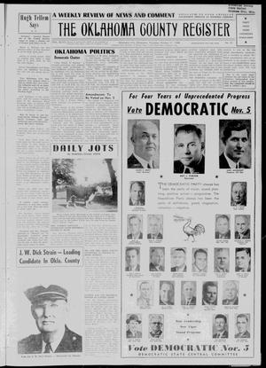 The Oklahoma County Register (Oklahoma City, Okla.), Vol. 47, No. 20, Ed. 1 Thursday, October 31, 1946
