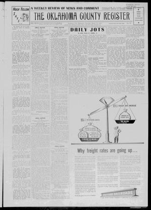 The Oklahoma County Register (Oklahoma City, Okla.), Vol. 47, No. 39, Ed. 1 Thursday, March 13, 1947