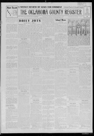 Primary view of object titled 'The Oklahoma County Register (Oklahoma City, Okla.), Vol. 47, No. 41, Ed. 1 Thursday, March 27, 1947'.