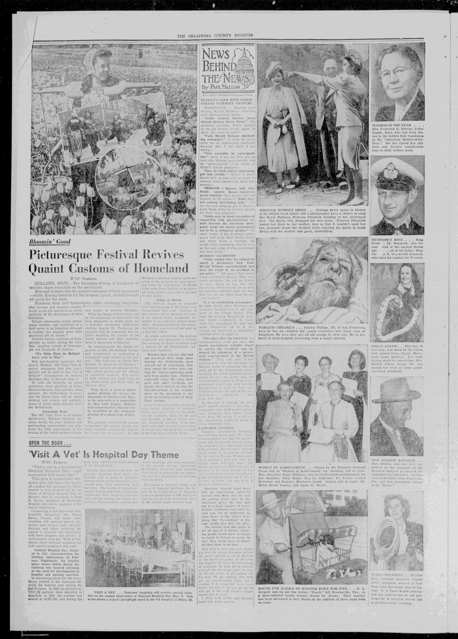 The Oklahoma County Register (Oklahoma City, Okla.), Vol. 47, No. 47, Ed. 1 Thursday, May 8, 1947
                                                
                                                    [Sequence #]: 2 of 8
                                                