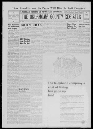 The Oklahoma County Register (Oklahoma City, Okla.), Vol. 48, No. 12, Ed. 1 Thursday, September 4, 1947