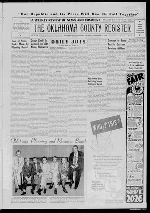 The Oklahoma County Register (Oklahoma City, Okla.), Vol. 48, No. 13, Ed. 1 Thursday, September 11, 1947