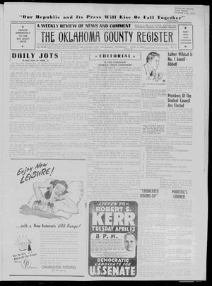 The Oklahoma County Register (Oklahoma City, Okla.), Vol. 48, No. 43, Ed. 1 Thursday, April 8, 1948