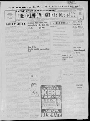 The Oklahoma County Register (Oklahoma City, Okla.), Vol. 48, No. 44, Ed. 1 Thursday, April 15, 1948