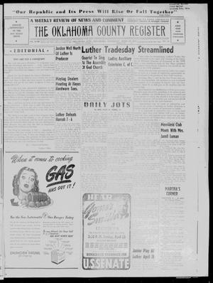The Oklahoma County Register (Oklahoma City, Okla.), Vol. 48, No. 45, Ed. 1 Thursday, April 22, 1948