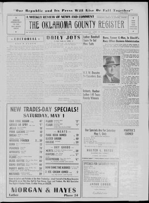 The Oklahoma County Register (Oklahoma City, Okla.), Vol. 48, No. 46, Ed. 1 Thursday, April 29, 1948