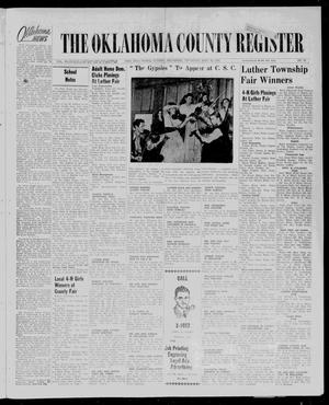 The Oklahoma County Register (Oklahoma City, Okla.), Vol. 49, No. 16, Ed. 1 Thursday, September 30, 1948