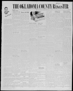 Primary view of object titled 'The Oklahoma County Register (Oklahoma City, Okla.), Vol. 52, No. 13, Ed. 1 Thursday, October 4, 1951'.