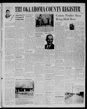 Primary view of object titled 'The Oklahoma County Register (Oklahoma City, Okla.), Vol. 53, No. 21, Ed. 1 Thursday, November 13, 1952'.