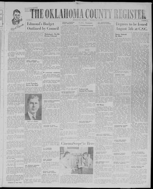 The Oklahoma County Register (Oklahoma City, Okla.), Vol. 55, No. 2, Ed. 1 Thursday, July 15, 1954