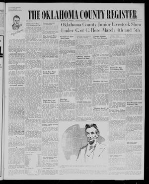 The Oklahoma County Register (Oklahoma City, Okla.), Vol. 55, No. 32, Ed. 1 Thursday, February 10, 1955