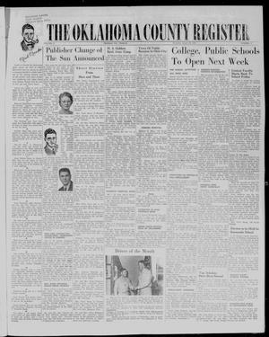 The Oklahoma County Register (Oklahoma City, Okla.), Vol. 57, No. 9, Ed. 1 Thursday, August 30, 1956