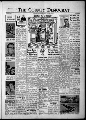 Primary view of object titled 'The County Democrat (Shawnee, Okla.), Vol. 63, No. 43, Ed. 1 Friday, October 11, 1957'.