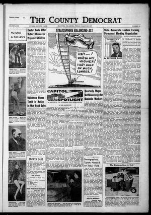 Primary view of object titled 'The County Democrat (Shawnee, Okla.), Vol. 63, No. 13, Ed. 1 Friday, March 22, 1957'.