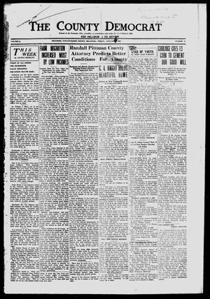 Primary view of object titled 'The County Democrat (Tecumseh, Okla.), Vol. 34, No. 13, Ed. 1 Friday, January 6, 1928'.