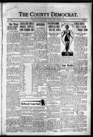 Primary view of object titled 'The County Democrat. (Tecumseh, Okla.), Vol. 32, No. 50, Ed. 1 Friday, September 24, 1926'.