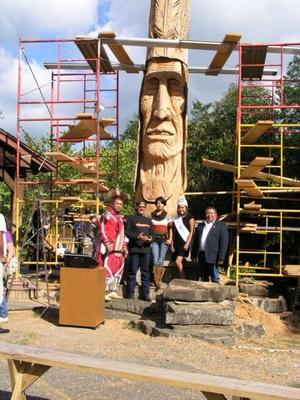 Totem Pole Creators Group Photograph