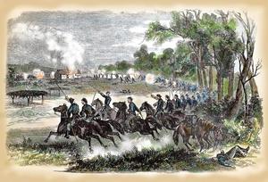 Colored Interpretation of the Battle of Honey Springs