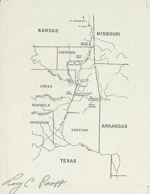 Texas Road Map, Indian Territory Focus