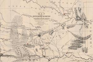 Excerpt from Map of the Country Between the Frontiers of Arkansas and New Mexico