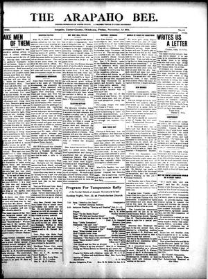 The Arapaho Bee. (Arapaho, Okla.), Vol. 22, No. 44, Ed. 1 Friday, November 13, 1914