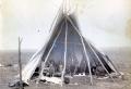 Photograph: Pawnee in a Tipi