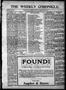 Newspaper: The Weekly Chronicle. (Weatherford, Okla. Terr.), Vol. 4, No. 1, Ed. …