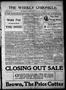 Newspaper: The Weekly Chronicle. (Weatherford, Okla. Terr.), Vol. 4, No. 8, Ed. …