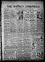 Newspaper: The Weekly Chronicle. (Weatherford, Okla. Terr.), Vol. 4, No. 21, Ed.…
