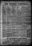 Primary view of The Weekly Chronicle. (Weatherford, Okla. Terr.), Vol. 4, No. 25, Ed. 1 Friday, October 31, 1902