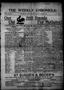 Newspaper: The Weekly Chronicle. (Weatherford, Okla. Terr.), Vol. 4, No. 26, Ed.…