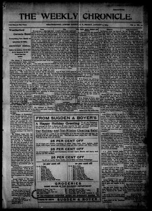 The Weekly Chronicle. (Weatherford, Okla. Terr.), Vol. 4, No. 35, Ed. 1 Friday, January 9, 1903