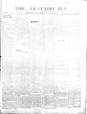The Arapaho Bee (Arapaho, Okla.), Vol. 27, No. 1, Ed. 1 Friday, January 3, 1919